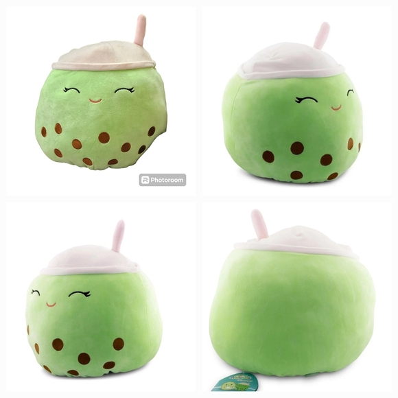 🆕️ Flip A Mallows by Squishmallow 12" Kachina the Kiwi and Sevda the Boba Tea - Picture 4 of 7